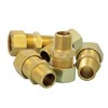 Everflow 7/8" O.D. COMP x 1/2" MIP Reducing Adapter Pipe Fitting, Lead Free Brass C68R-7812-NL